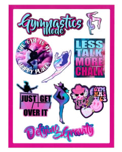 Gymnastics Stickers #2