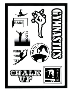 Gymnastics Stickers #5