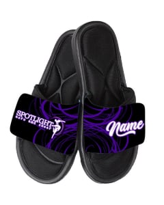 Spotlight Acro Slide-On Sandals with Gymnast's Name