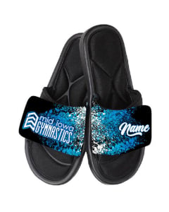 Mid Iowa Slide-On Sandals with Gymnast's Name