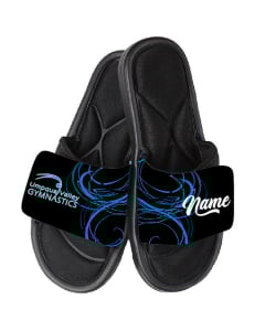 Umpqua Valley Slide On Sandals with Gymnast's Name