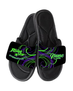 Rising Star IN Personalized Slide-On Gymnastic Sandals