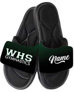 Westland High School Personalized Gymnastics Sandals - Black