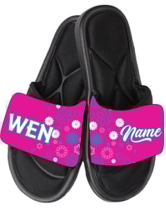 WEN Gymnastics Sandals | Gymnastics Slides - Black/Pink