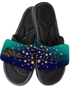 Spirits Gymnastics Personalized Firework Slides/Sandals