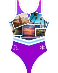 So-Cal Fire Relief Leotard - Front - Orchid