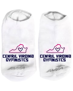Central Virginia Gymnastics Sublimated Gymnastics Socks