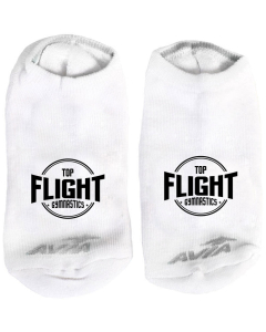 Top Flight Gymnastics Sublimated Gymnastics Socks - White