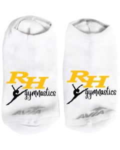 RH Gymnastics Custom Sublimated Socks - White