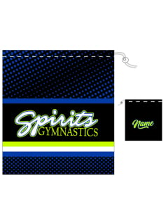 Spirits Custom Gymnastics Grip Bag - Black