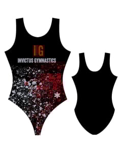 Invictus Splatter Gymnastics Leotard