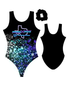 Extreme Texas Splatter Gymnastics Leotard