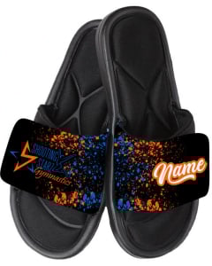 Shooting Starz Custom Gymnastics Sandals - Slides - Black