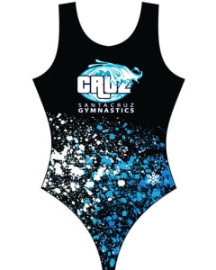 Santa Cruz Splatter Gymnastics Leotard Front