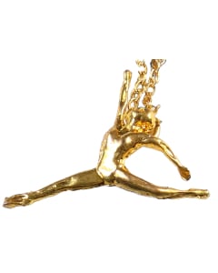 Gymnast Leap Gymnastics Necklace - 1571