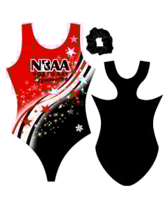 NBAA Stars Sublimated Gymnastics Leotard