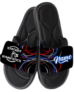 Straight A's Custom Gymnastics Sandals - Black
