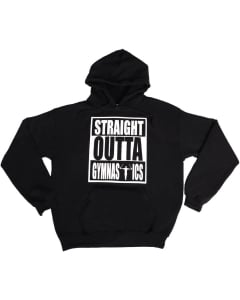 Straight Outta Gymnastics Mens Sweatshirt Black