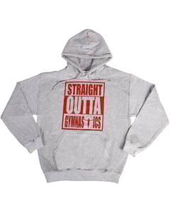 Straight Outta Gymnastics Mens Sweatshirt Grey