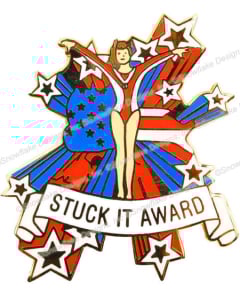 Stuck It Gymnastics Pin