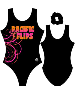 Pacific Flips Custom Gymnastics Leotard - Black