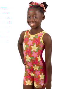 TikiTime Gymnastics Biketard for Girls - Front