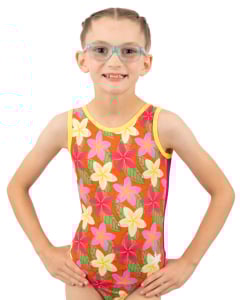 Tiki Time Gymnastics Leotard -Front