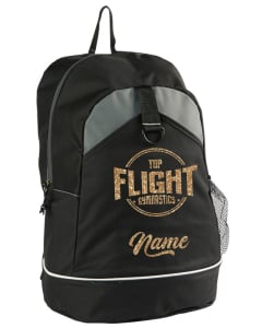 Top Flight MO | Custom Gymnastics Backpack - Black