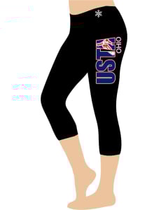 USTA Ohio Gymnastics Capri Leggings
