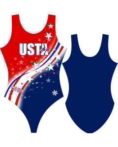 USTA Ohio Diagonal Stars Tank Leotard