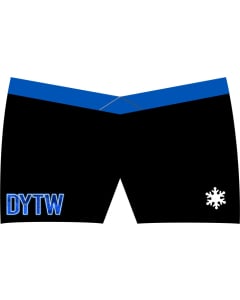 Dynamite Twisters Custom Gymnastics Shorts - Black/Blue