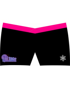 El Paso Custom Girls Gymnastic Shorts - Black