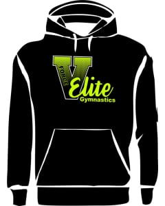 V-Force Custom Gymnastics Sweatshirt | Team Gymnastics Sweatshirt - Black