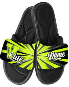 V-Force Custom Gymnastics Sandals/Slides  - Black              