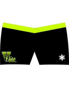 V-force custom gymnastics shorts - Gymnastics Training shorts - Black