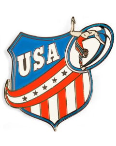 USA Women's Gymnastics Pin - 1948
