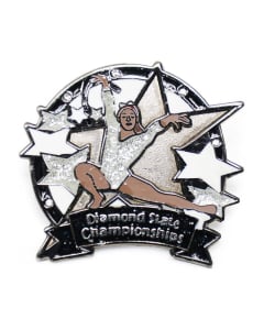 Xcel Diamond State Championships Gymnastics Pin - 2012