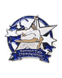 Xcel Platinum State Championships Gymnastics Pin - 2011