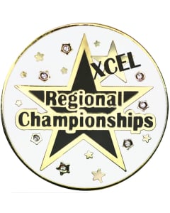 Xcel Regional Championship Gymnastics Pin