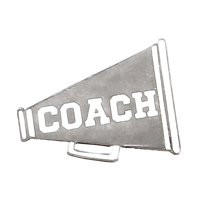 Coach Megaphone Cheerleading Pin 1857