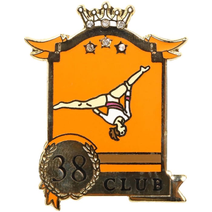 Club 34-38 Snowflake Designs All Around Gymnastics Pins 