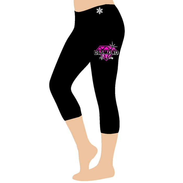 Soft Pink Diamond Legging, Women's Leggings