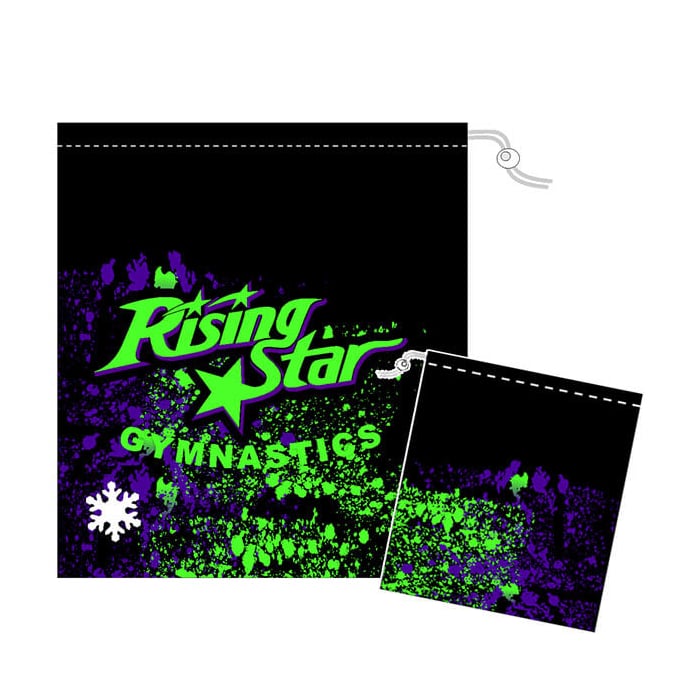 Personalized Gymnastic Grip BagRising Star INSplatter
