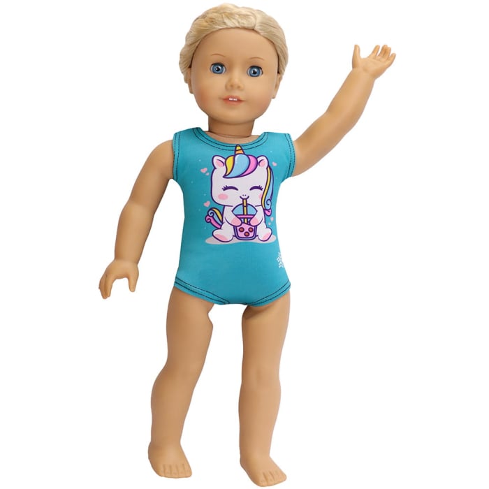 Unicorn Boba Drink Doll Leotard