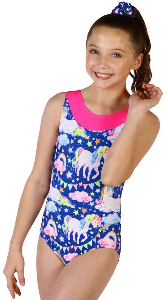 Enchanting Girl's Gymnastics Practice Leotard