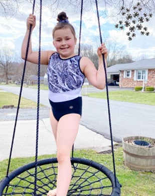 black and white leotard