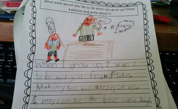 Snowflake Design's granddaughter hoping to work for the family business one-day