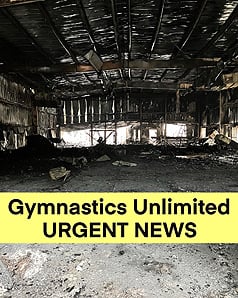 Gymnastics Unlimited Gym burnt down