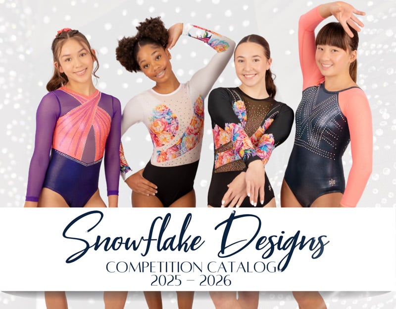 Snowflake Designs 2025-2026 Gymnastics Competition Leotard Catalog Snowflake Designs 2025-2026 Gymnastics Competition Leotard Catalog