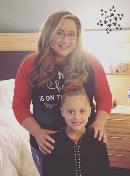 Gymnast and gym mom